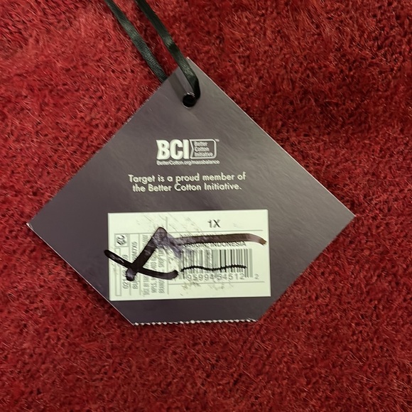 Ava & Viv women’s cranberry  colored sweater size 1XL furry and comfortable - Picture 3 of 8